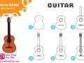Gitarre zeichnen: Einfache Schritte für Anfänger & coole Designs