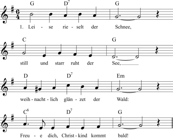 Leise rieselt der Schnee: Text, Eduard Ebel & die Geschichte