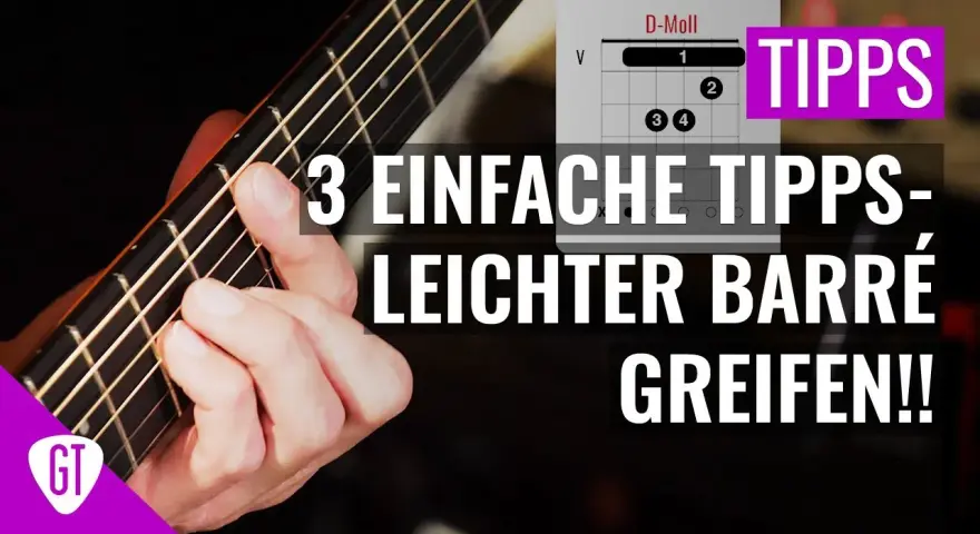 h-Moll Gitarre: Barré-Griff meistern & einfache Alternativen